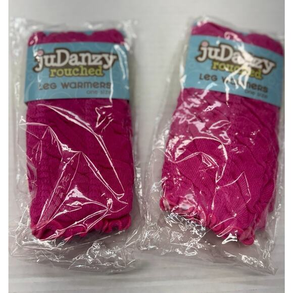 JuDanzy Toddler Leg Warmers Set Of 2 Pair pink solid NWT - Picture 1 of 5